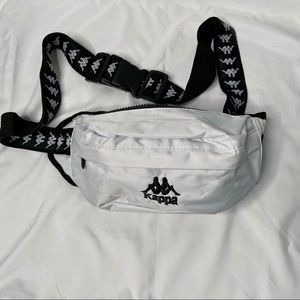 Kappa White Fanny Pack